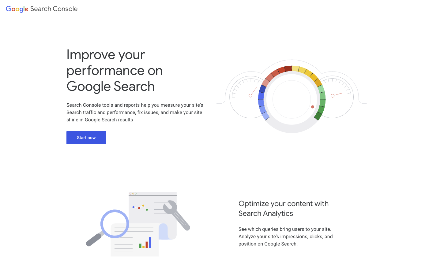 google search console